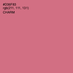 #D36F83 - Charm Color Image