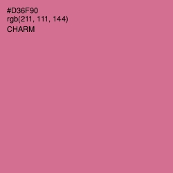 #D36F90 - Charm Color Image