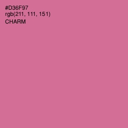 #D36F97 - Charm Color Image