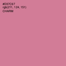 #D37C97 - Charm Color Image