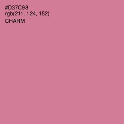 #D37C98 - Charm Color Image