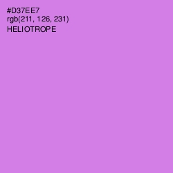 #D37EE7 - Heliotrope Color Image