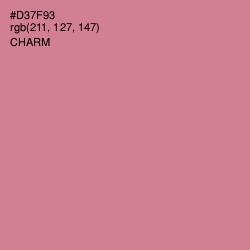 #D37F93 - Charm Color Image