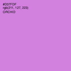 #D37FDF - Orchid Color Image