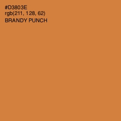 #D3803E - Brandy Punch Color Image