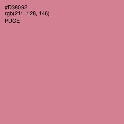 #D38092 - Puce Color Image