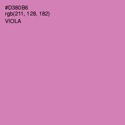 #D380B6 - Viola Color Image