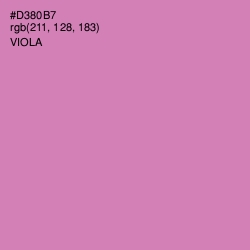 #D380B7 - Viola Color Image