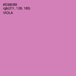 #D380B9 - Viola Color Image