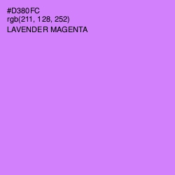 #D380FC - Lavender Magenta Color Image