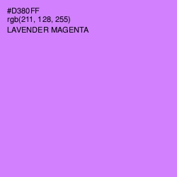 #D380FF - Lavender Magenta Color Image