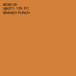 #D38139 - Brandy Punch Color Image