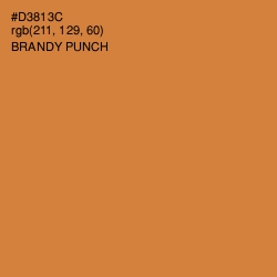 #D3813C - Brandy Punch Color Image