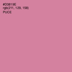 #D3819E - Puce Color Image