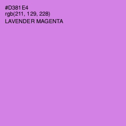 #D381E4 - Lavender Magenta Color Image