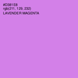 #D381E8 - Lavender Magenta Color Image