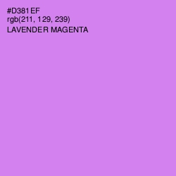 #D381EF - Lavender Magenta Color Image