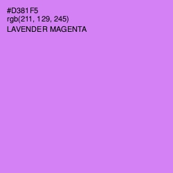 #D381F5 - Lavender Magenta Color Image