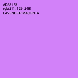 #D381F8 - Lavender Magenta Color Image