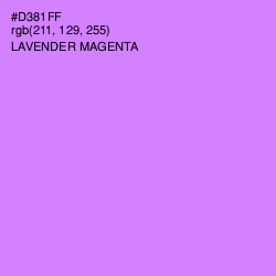 #D381FF - Lavender Magenta Color Image