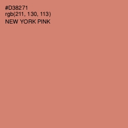 #D38271 - New York Pink Color Image