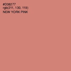 #D38277 - New York Pink Color Image