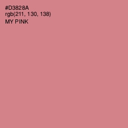 #D3828A - My Pink Color Image