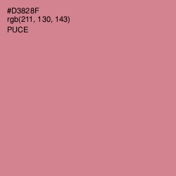 #D3828F - Puce Color Image