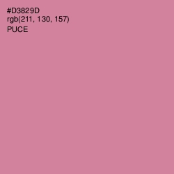 #D3829D - Puce Color Image