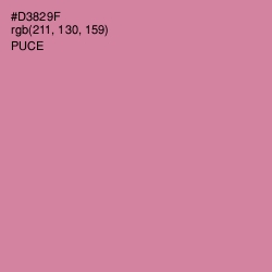 #D3829F - Puce Color Image