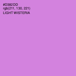 #D382DD - Light Wisteria Color Image