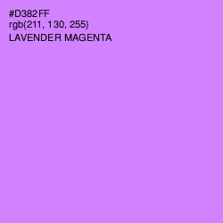 #D382FF - Lavender Magenta Color Image