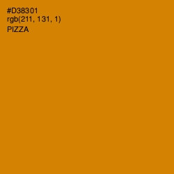 #D38301 - Pizza Color Image