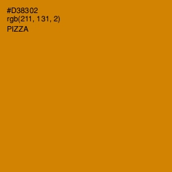 #D38302 - Pizza Color Image