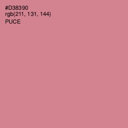 #D38390 - Puce Color Image