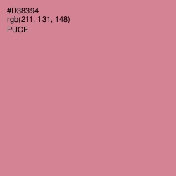 #D38394 - Puce Color Image