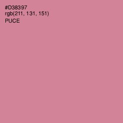 #D38397 - Puce Color Image