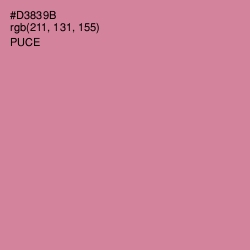 #D3839B - Puce Color Image