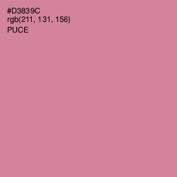 #D3839C - Puce Color Image