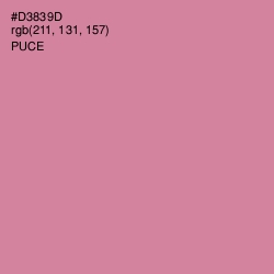 #D3839D - Puce Color Image