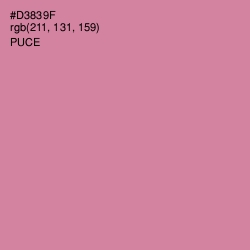 #D3839F - Puce Color Image