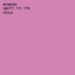 #D383B3 - Viola Color Image