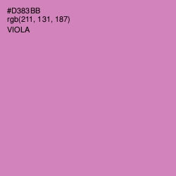 #D383BB - Viola Color Image