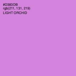 #D383DB - Light Orchid Color Image