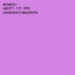 #D383E1 - Lavender Magenta Color Image