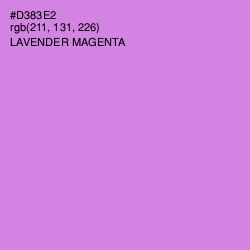 #D383E2 - Lavender Magenta Color Image