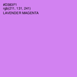 #D383F1 - Lavender Magenta Color Image