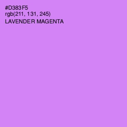 #D383F5 - Lavender Magenta Color Image