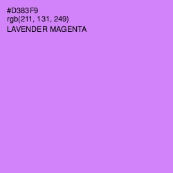 #D383F9 - Lavender Magenta Color Image