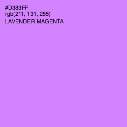 #D383FF - Lavender Magenta Color Image